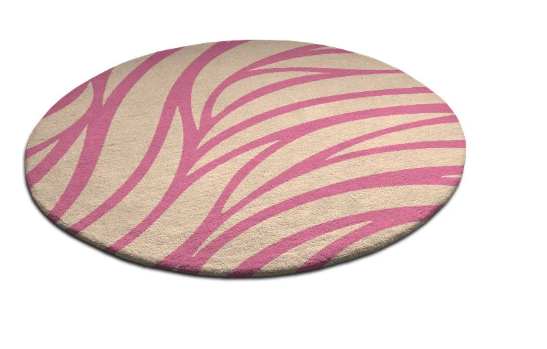 Minimalist Hand Tufted Round Carpet & Rug