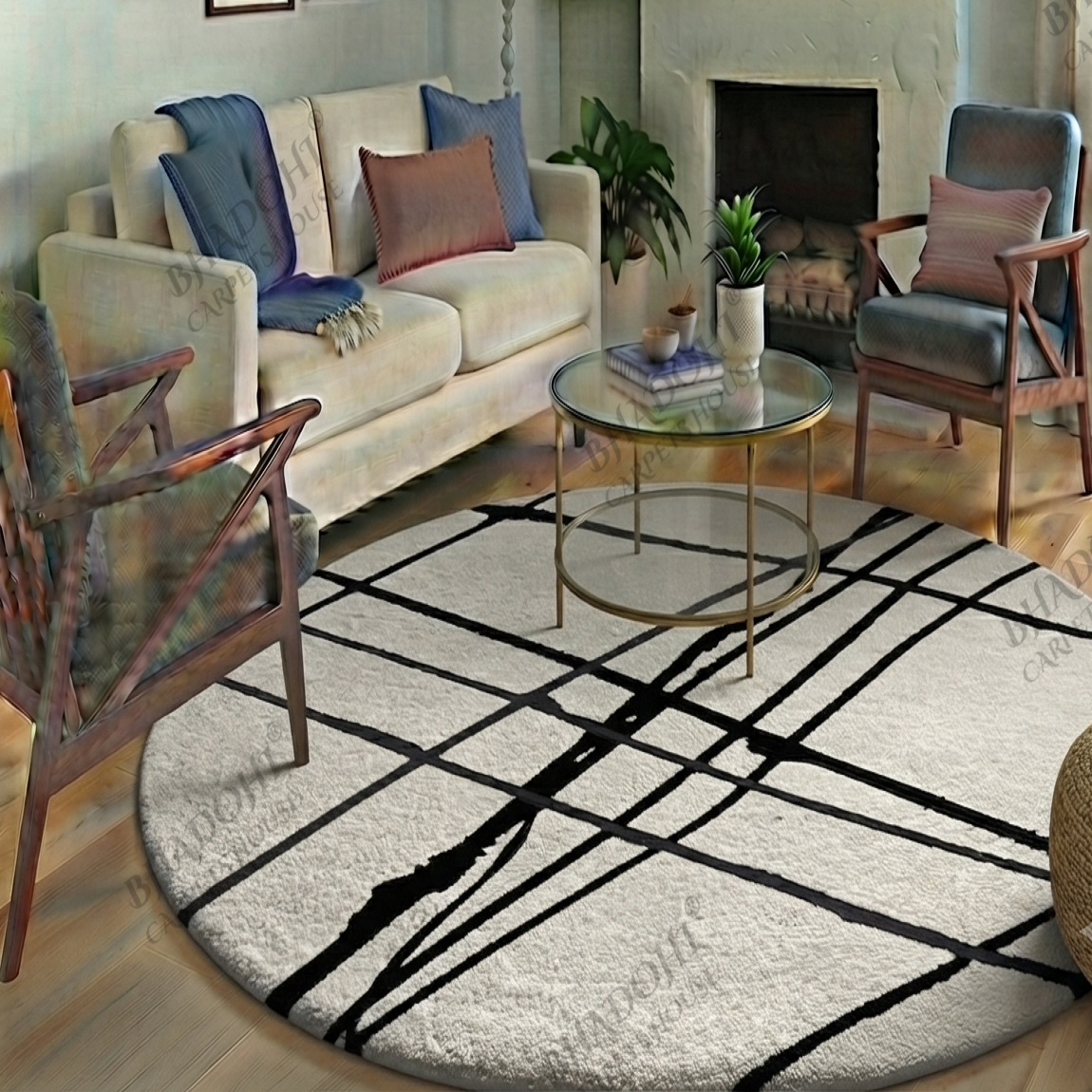 Timeless Hand Tufted Round Carpet & Rug