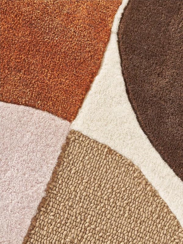 Elegant Geometric Wool Hand-tufted Carpet & Rug
