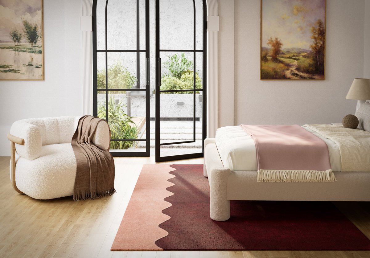 Abstract Geometric Wool Hand-tufted Carpet & Rug