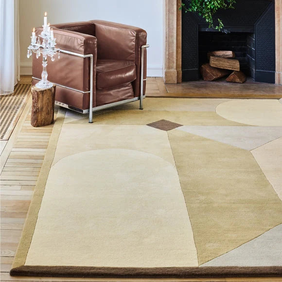Modern Geometric Wool Hand-tufted Carpet & Rug