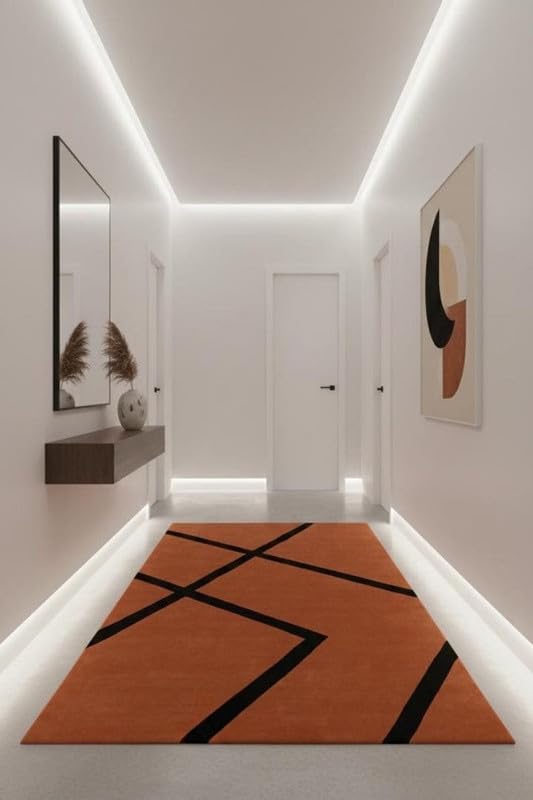 Premium Geometric Wool Hand-tufted Carpet & Rug