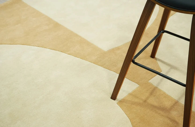 Contemporary Geometric Wool Hand-tufted Carpet & Rug
