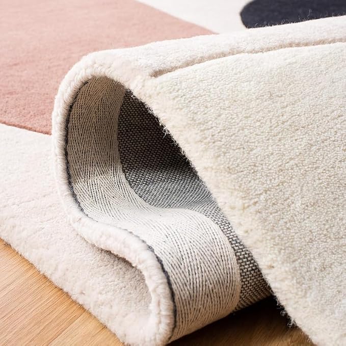 Designer Geometric Wool Hand-tufted Carpet & Rug