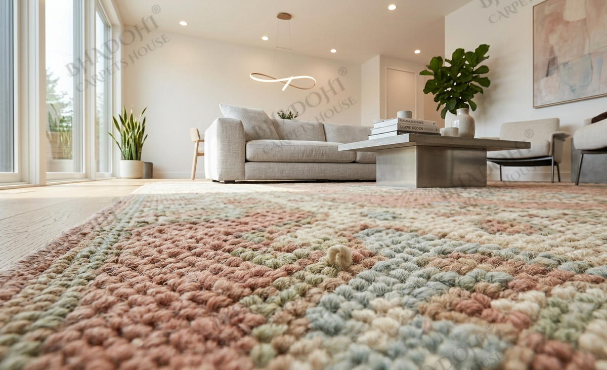 Vaelora Hand Knotted Wool Area Rug