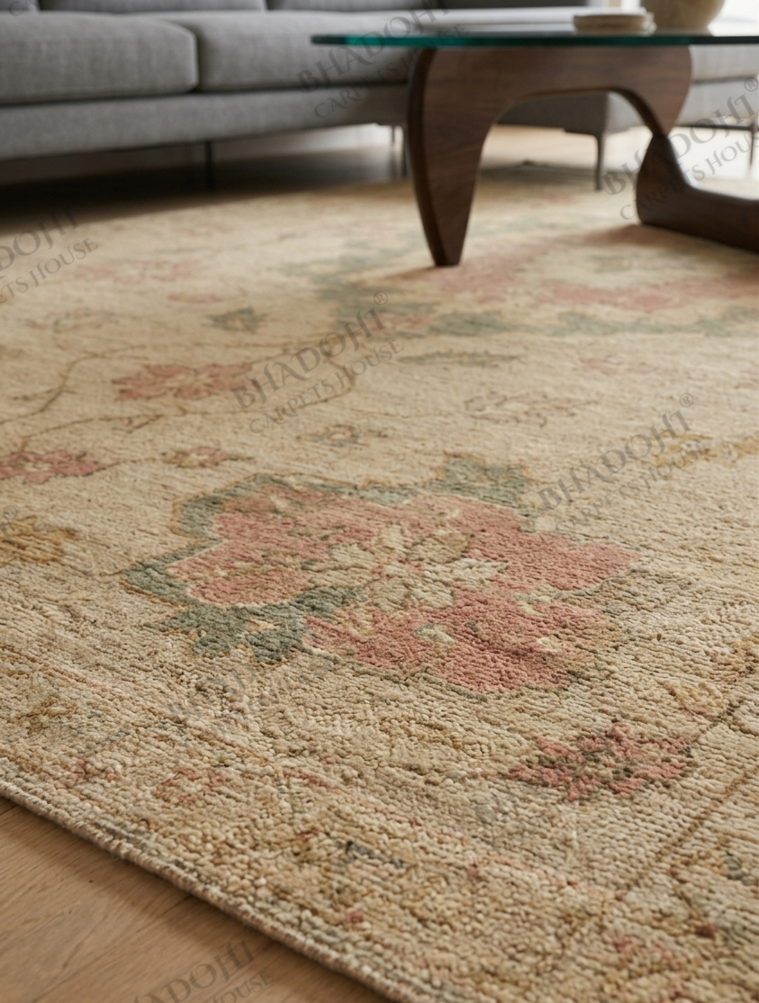 Calista Hand Knotted Wool Area Rug