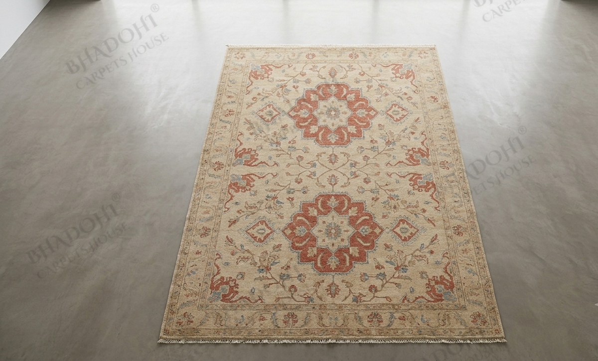 Zyvelle Hand Knotted Wool Area Rug