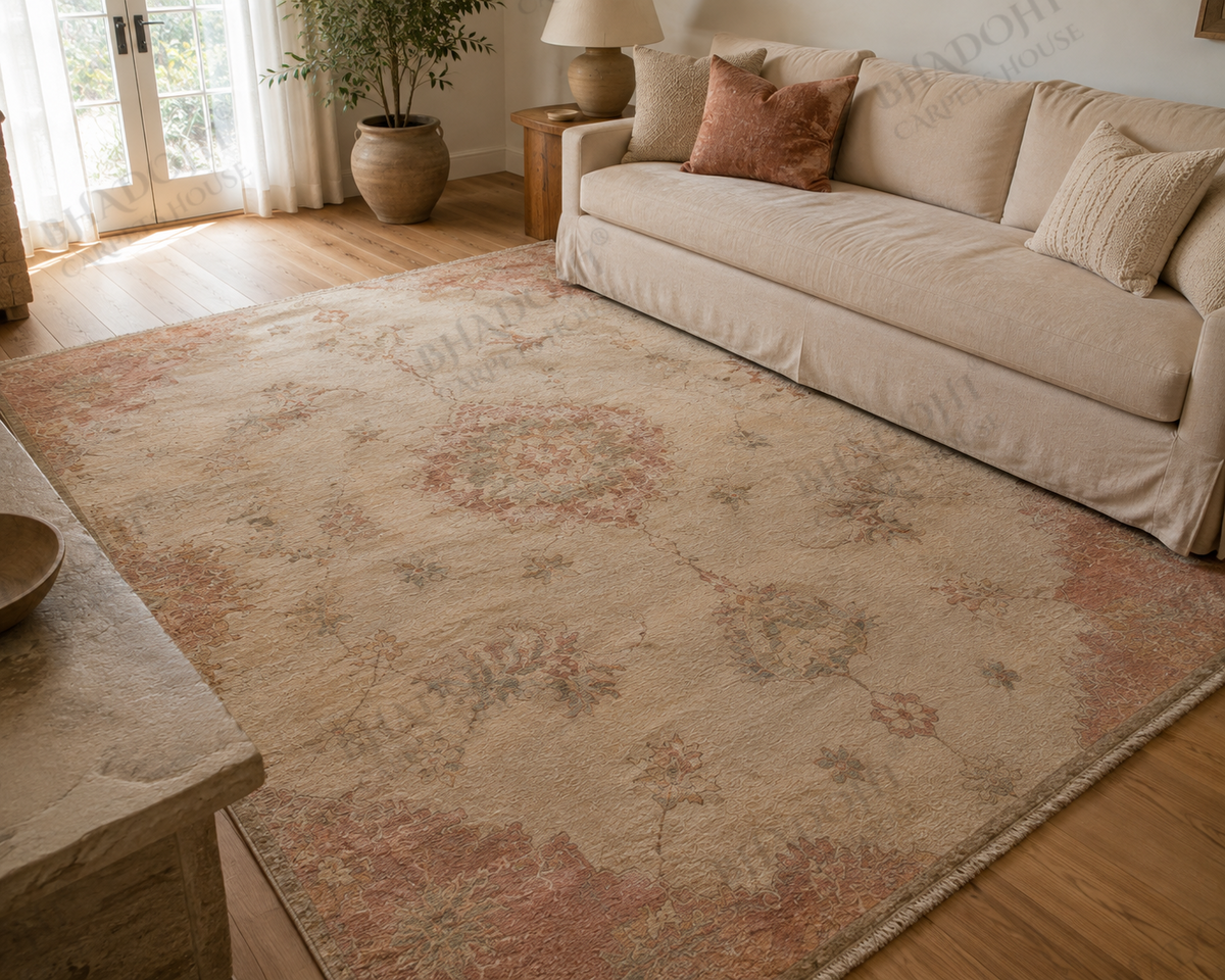 Amaris Hand Knotted Wool Area Rug
