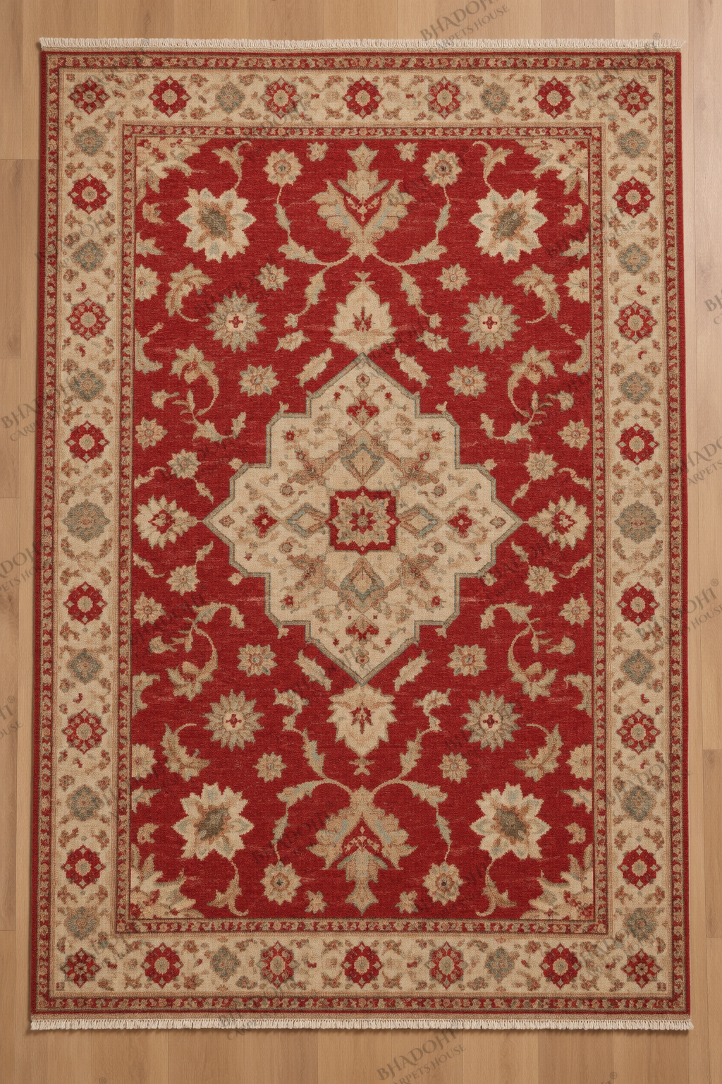 Kaelora Hand Knotted Wool Area Rug