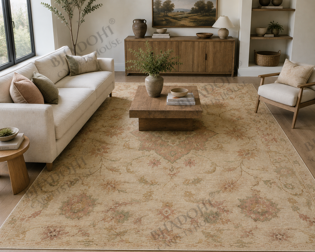 Rovena Hand Knotted Wool Area Rug
