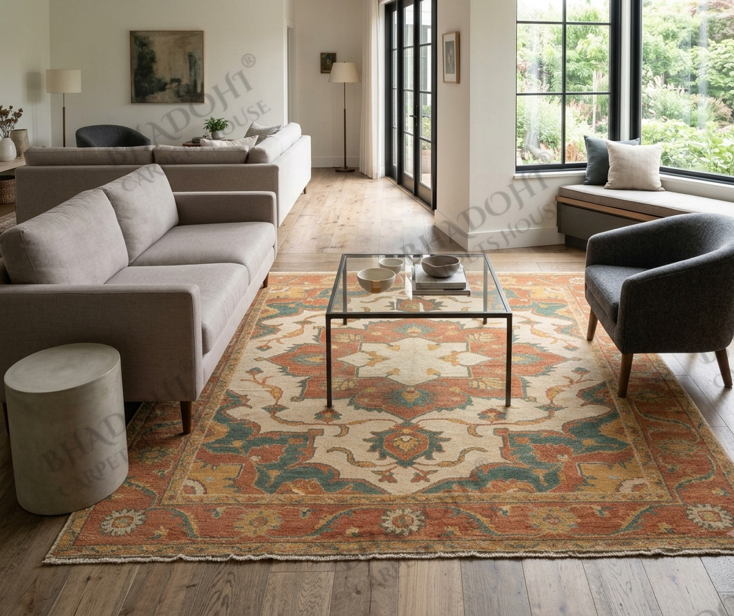 Maevora Hand Knotted Wool Area Rug