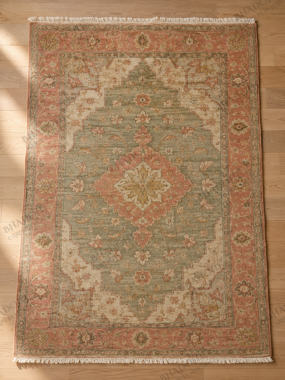 Serenza Hand Knotted Wool Area Rug