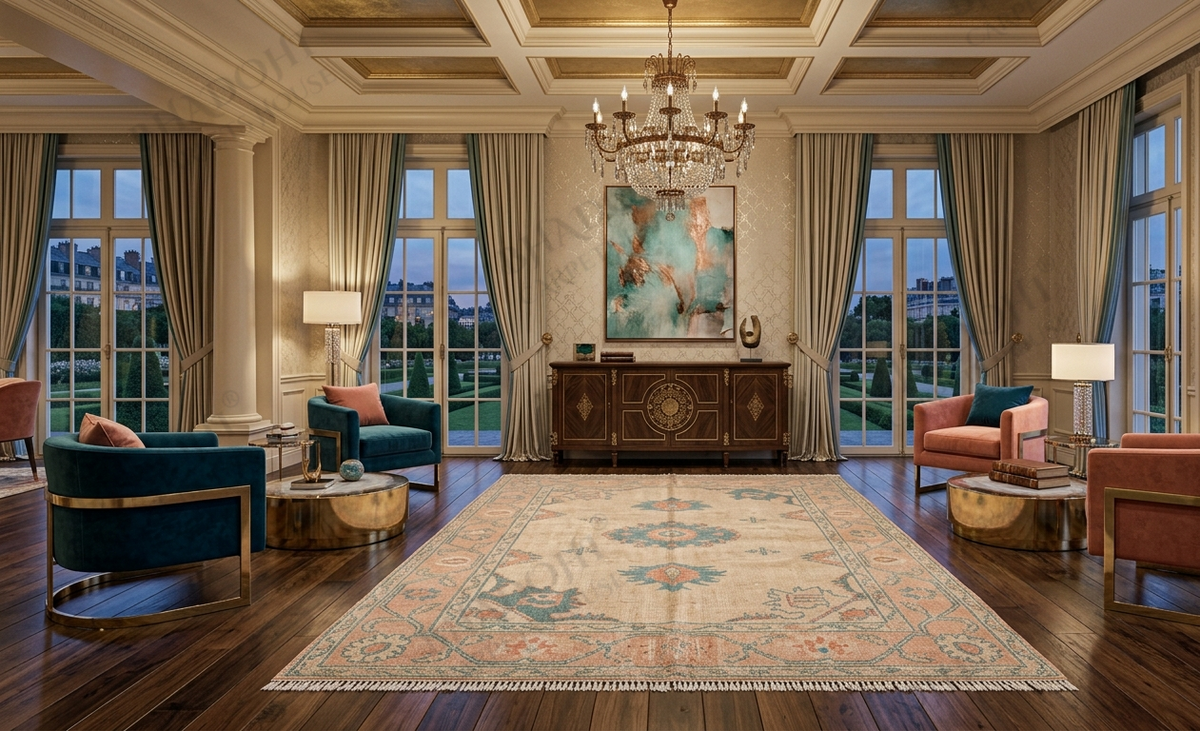 Althea Hand Knotted Wool Area Rug