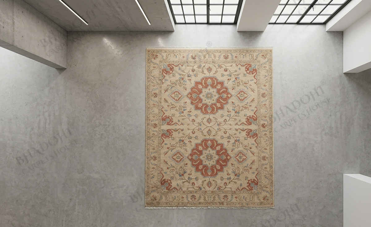 Zyvelle Hand Knotted Wool Area Rug