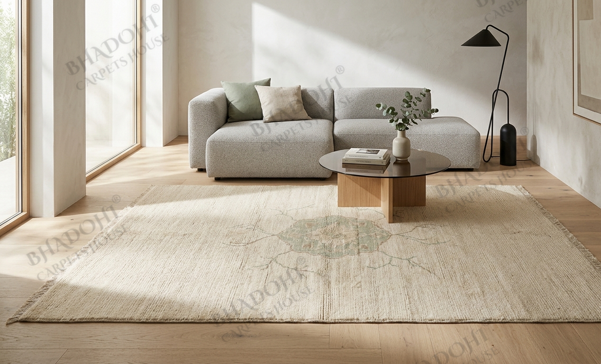 Evora Hand Knotted Wool Area Rug