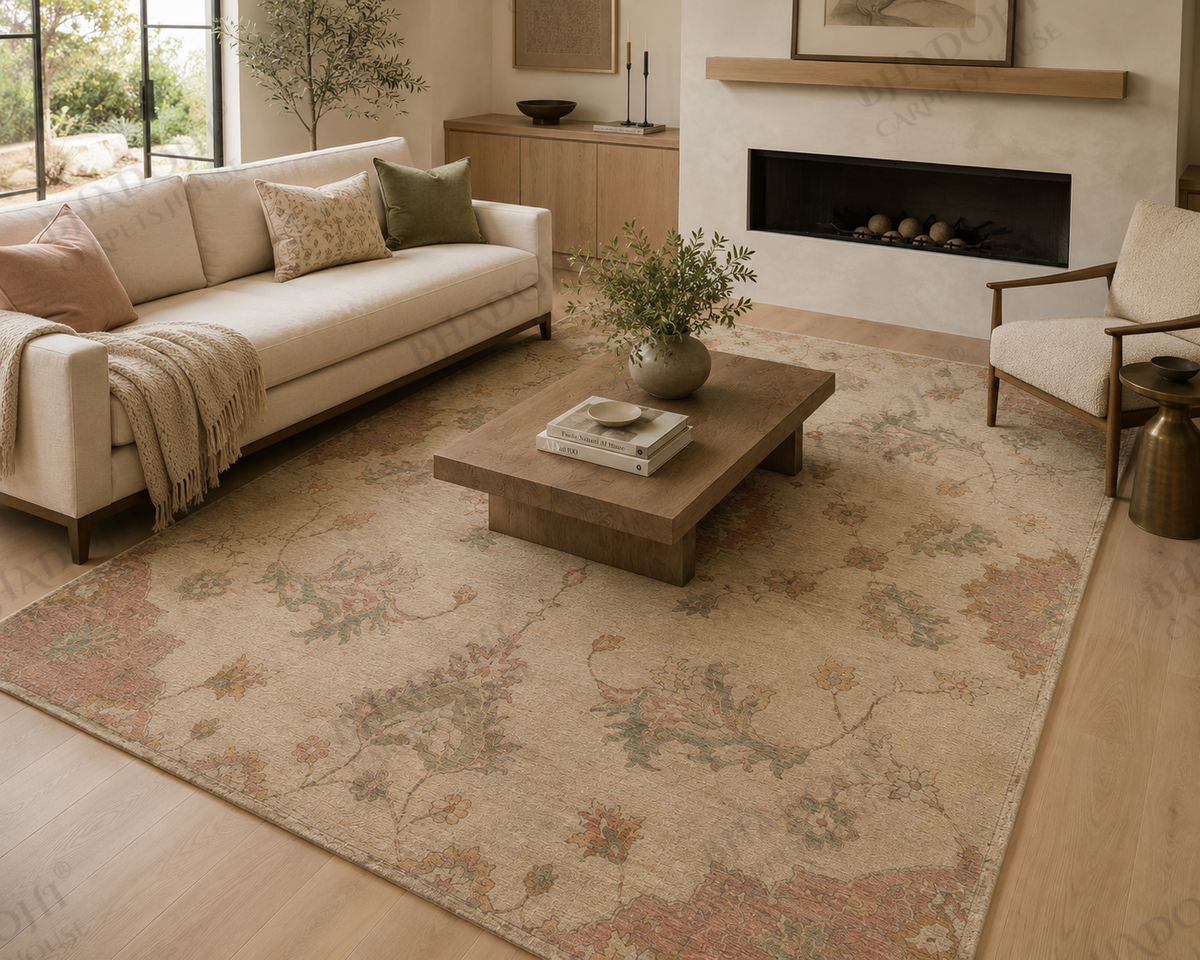 Amaris Hand Knotted Wool Area Rug