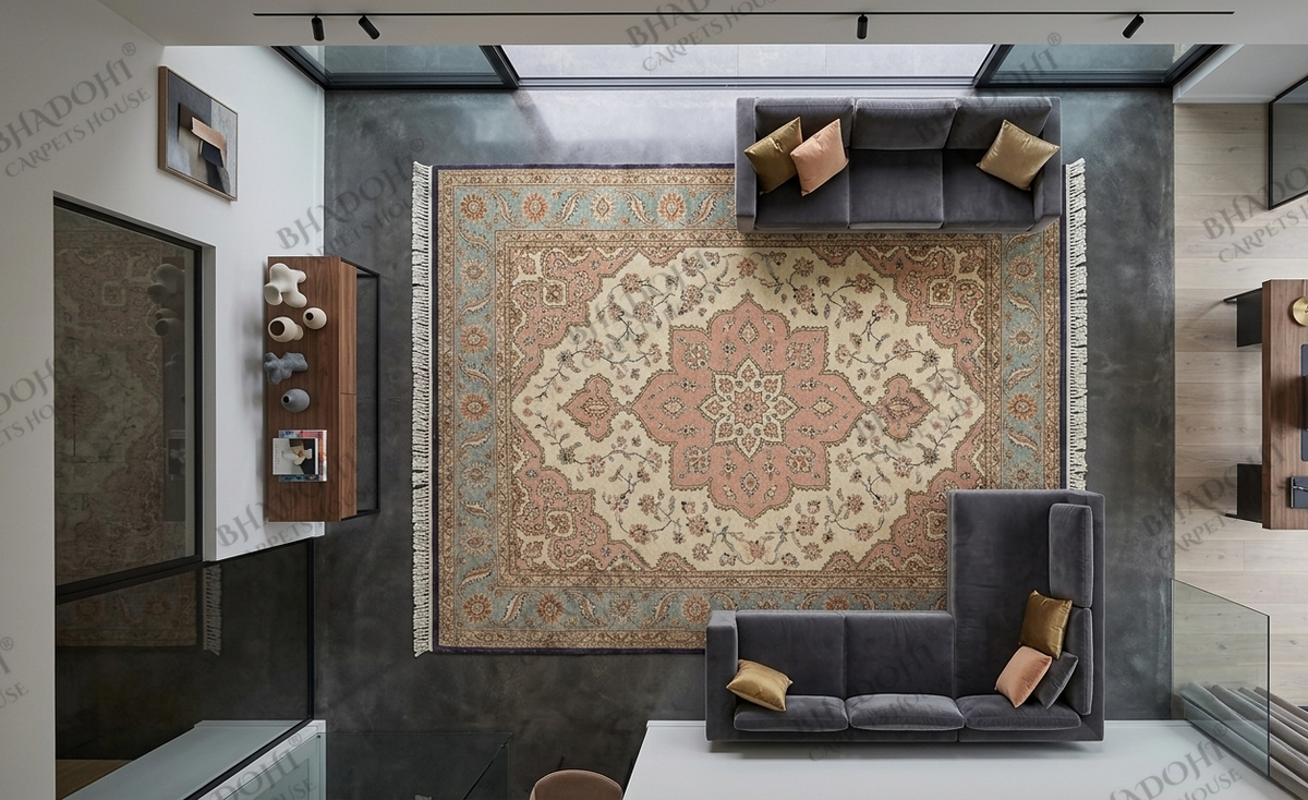 Arlisse Hand Knotted Wool Area Rug