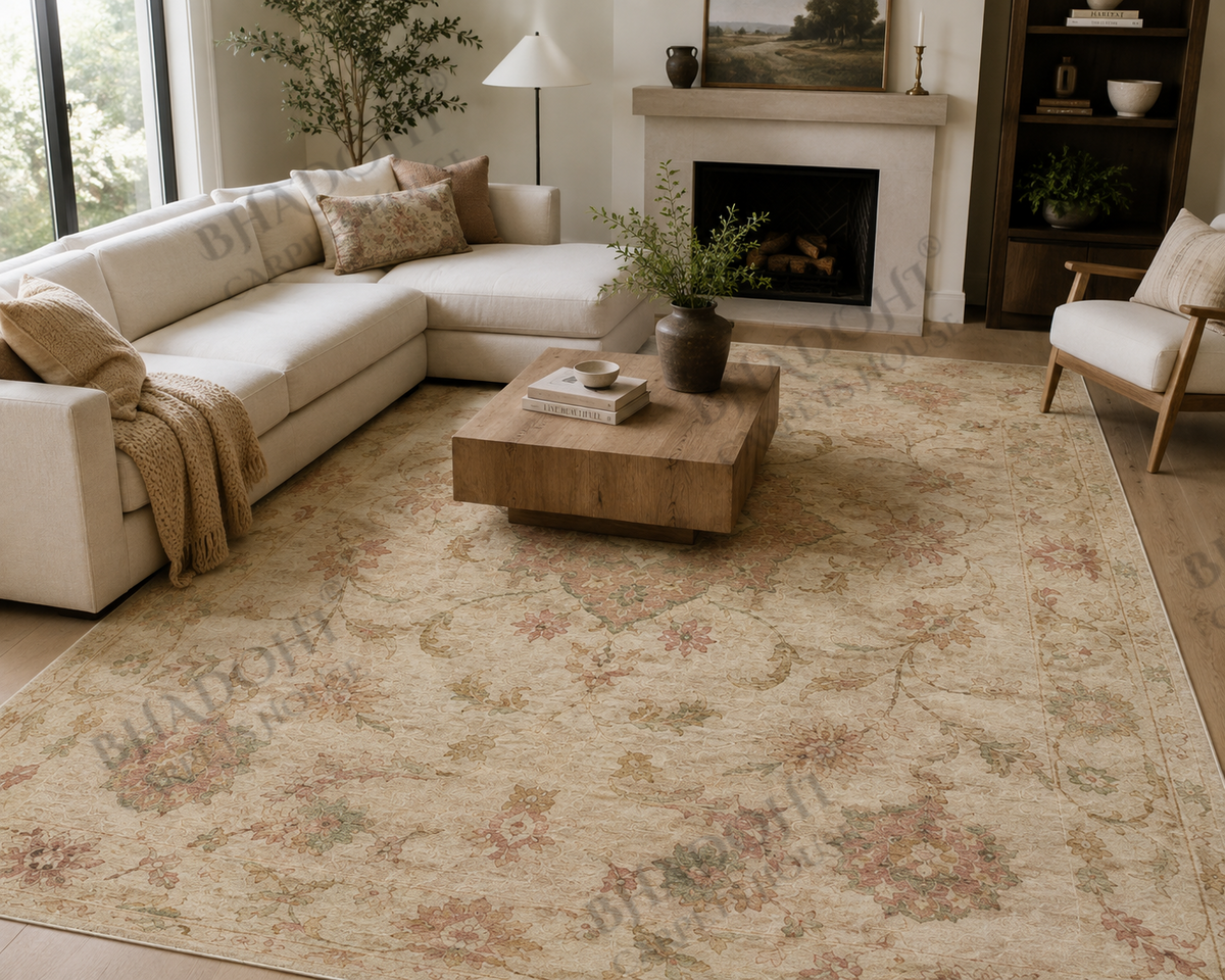 Rovena Hand Knotted Wool Area Rug