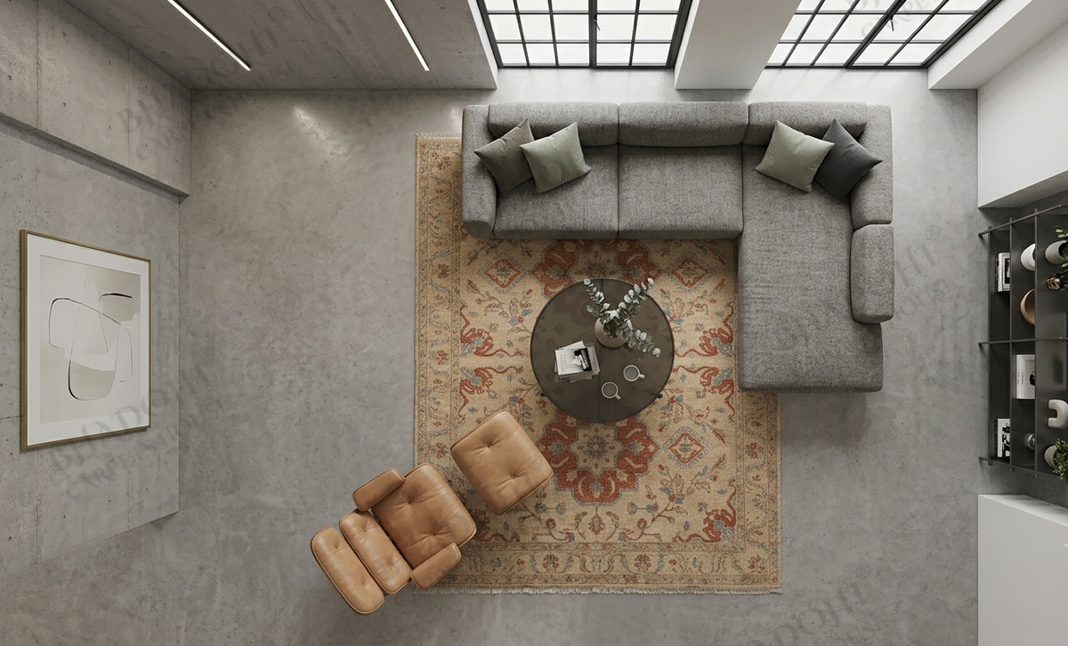 Zyvelle Hand Knotted Wool Area Rug