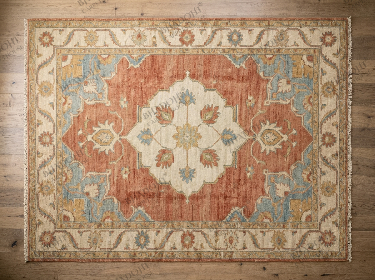 Elaris Hand Knotted Wool Area Rug