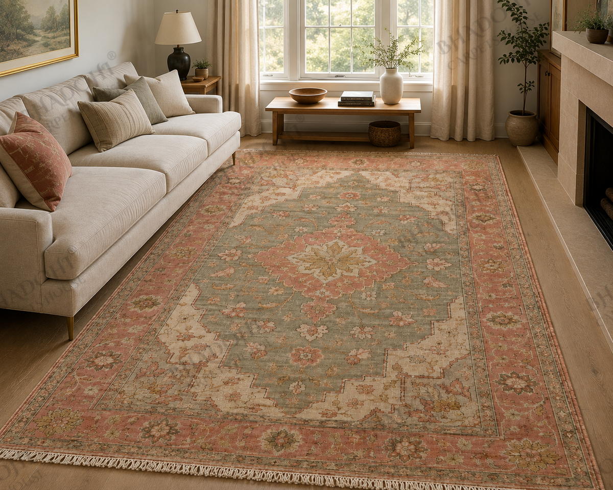 Serenza Hand Knotted Wool Area Rug