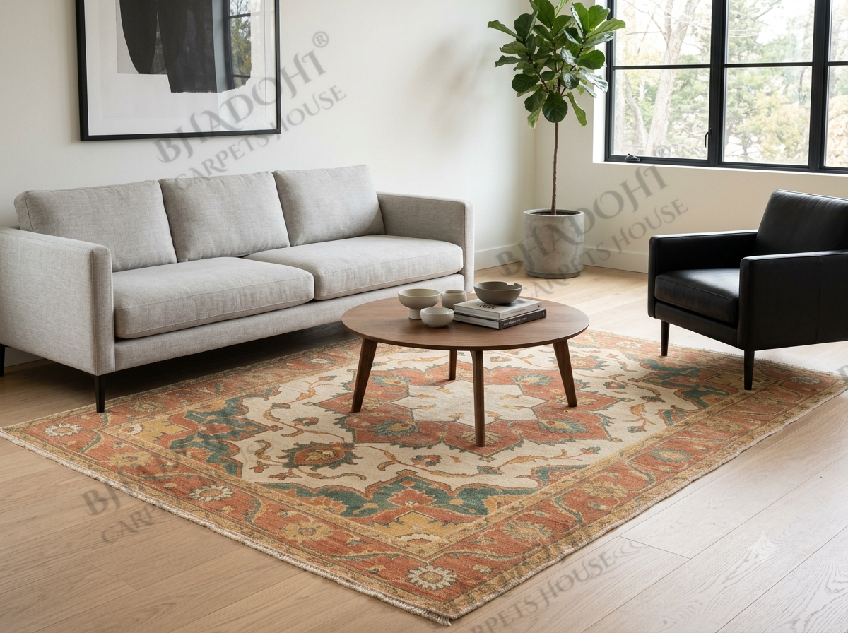 Maevora Hand Knotted Wool Area Rug