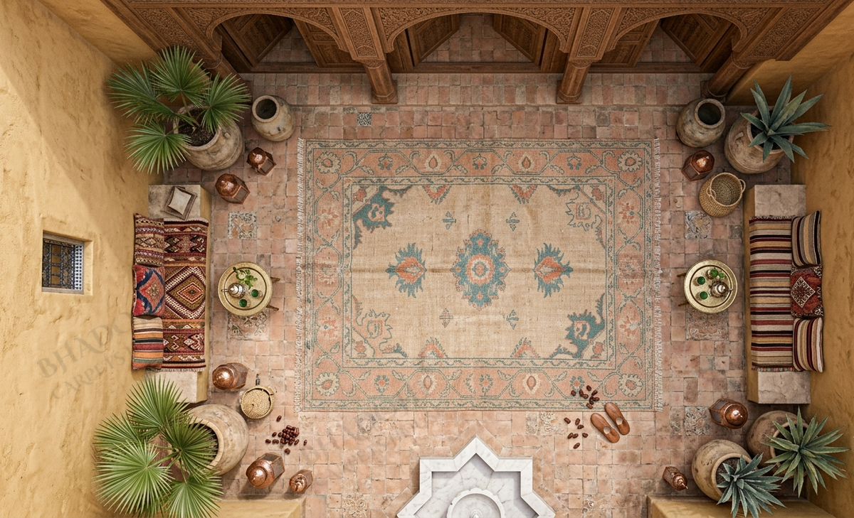 Althea Hand Knotted Wool Area Rug