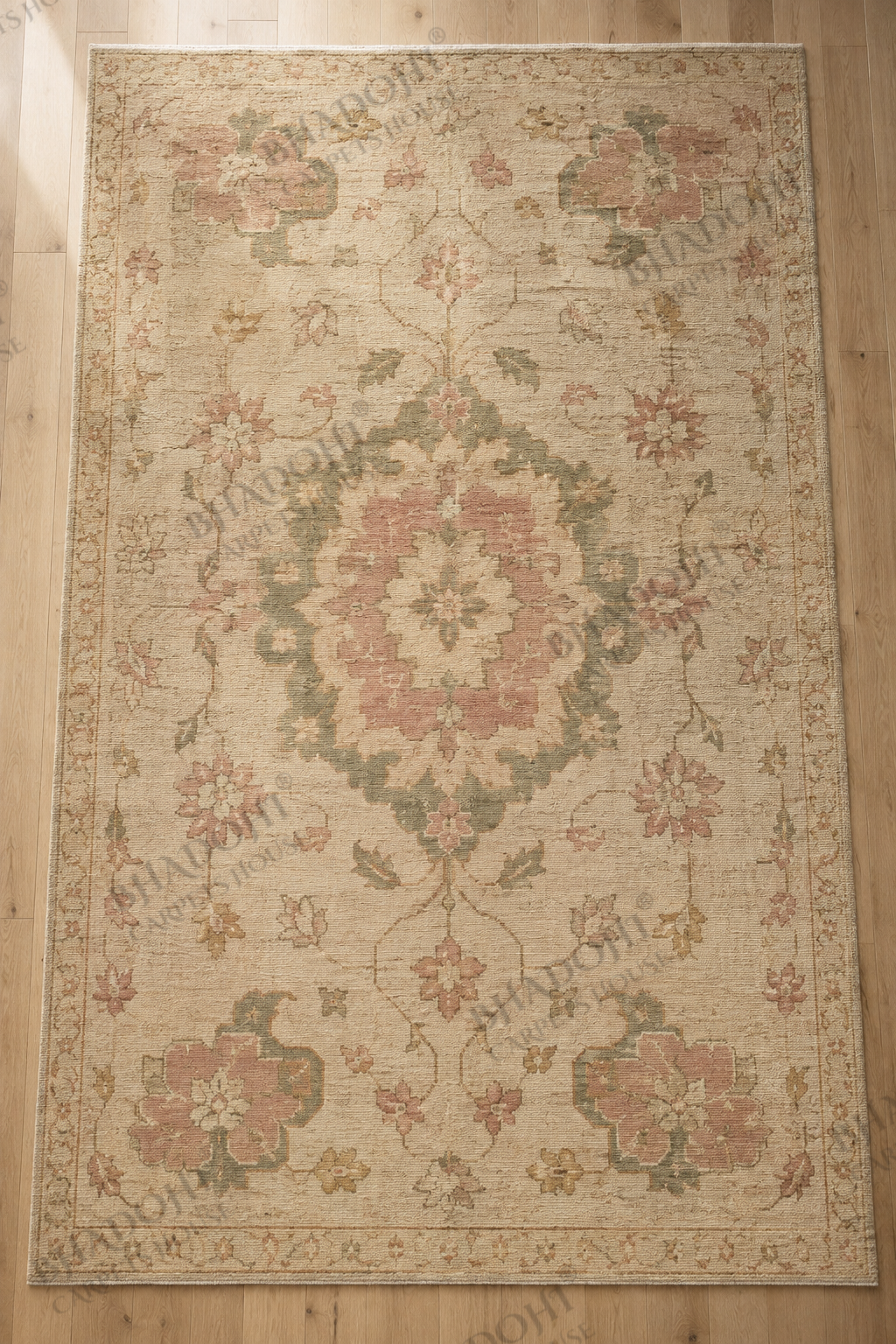 Calista Hand Knotted Wool Area Rug