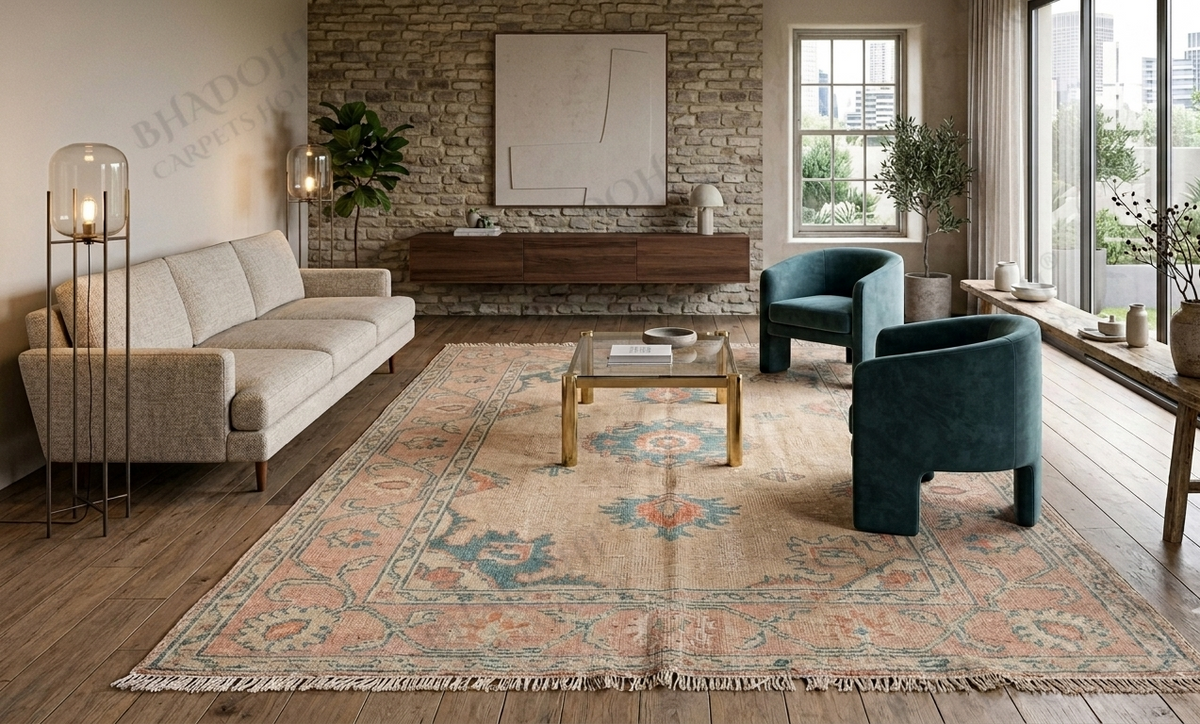 Althea Hand Knotted Wool Area Rug