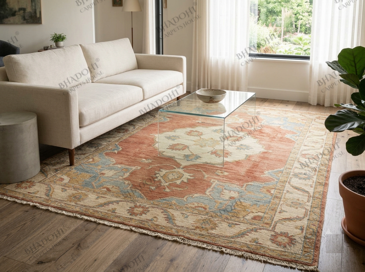 Elaris Hand Knotted Wool Area Rug