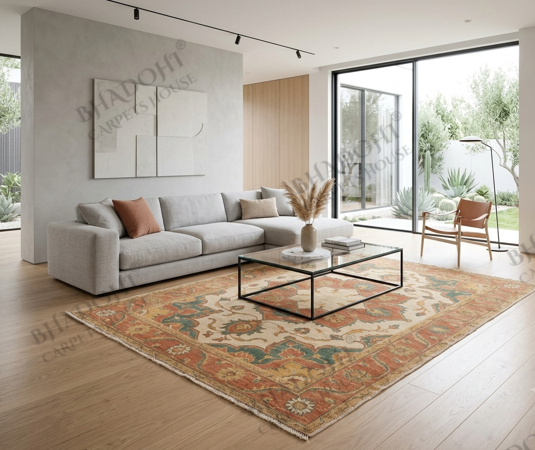 Maevora Hand Knotted Wool Area Rug