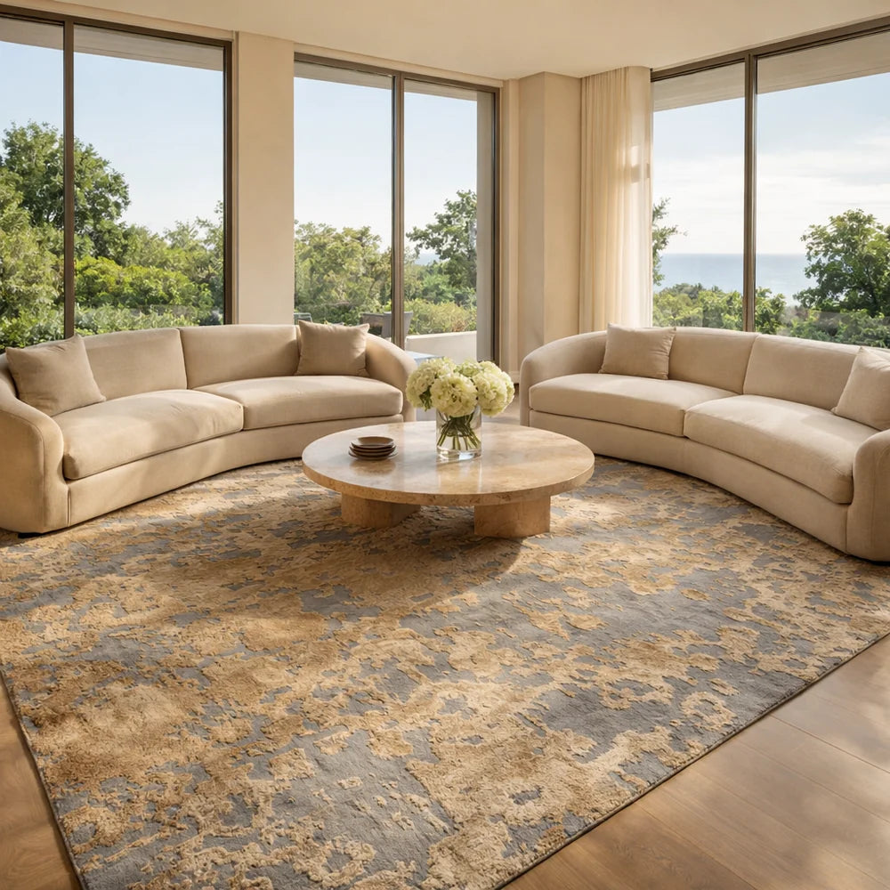 Arvello Viscose Silk Hand-Tufted Rug