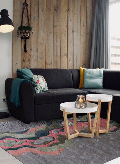 Ember Viscose & Wool Hand-tufted Carpet & Rug
