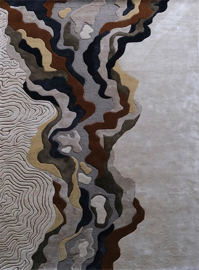 Solstice Viscose & Wool Hand-tufted Carpet & Rug