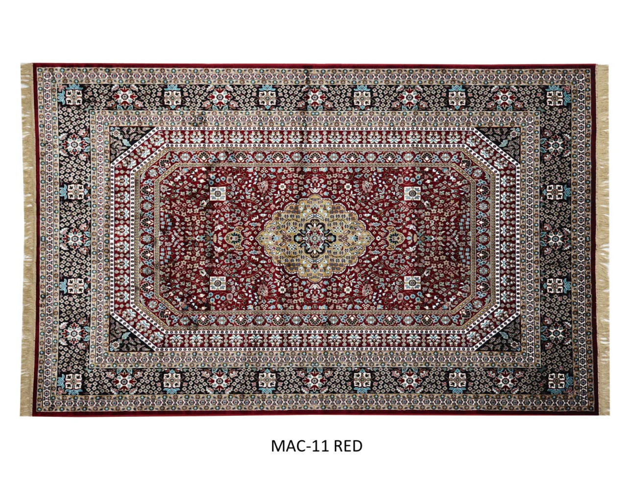 Gulbahar Red Persian Silk Carpet & Rug