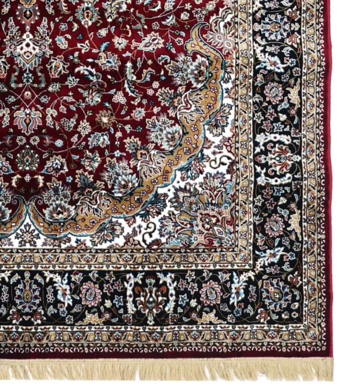 Fiza Red Persian Silk Carpet & Rug