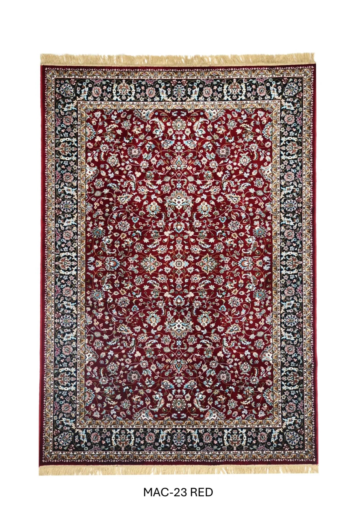 Shabnam Red Persian Silk Carpet & Rug