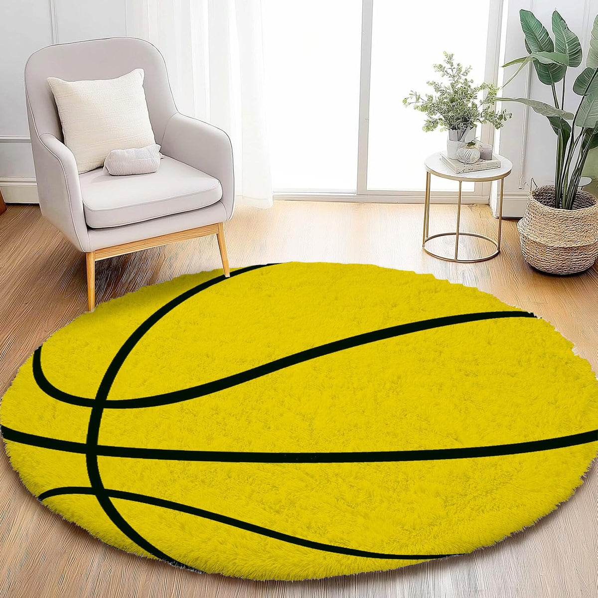 Opal Essence Round Shaggy Carpet and Rug