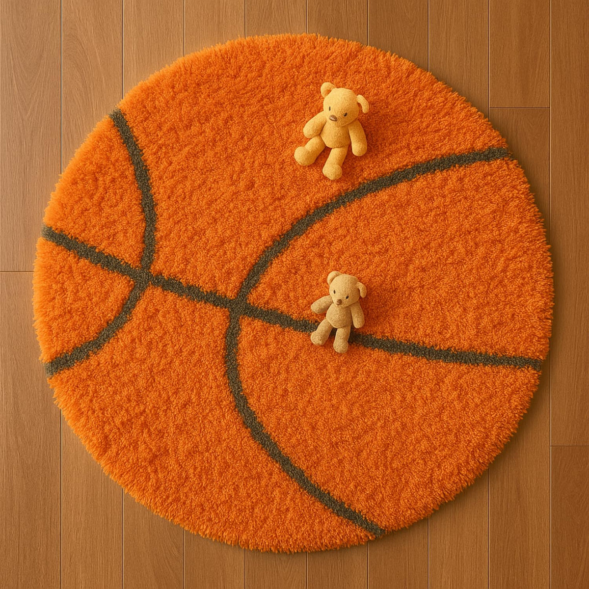 Halo Crest Round Shaggy Carpet and Rug