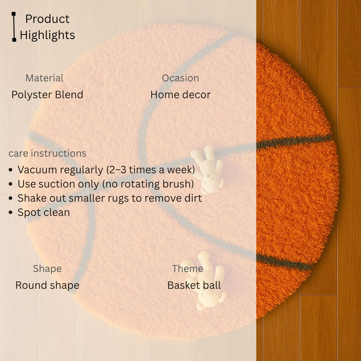 Halo Crest Round Shaggy Carpet and Rug
