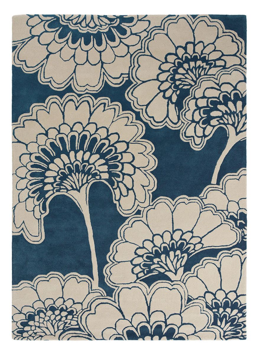 Blossom Path Foliage Hand-Tufted Rug