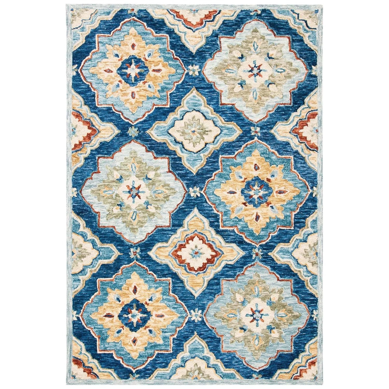 Blue Prestige Loop Carpet & Rug