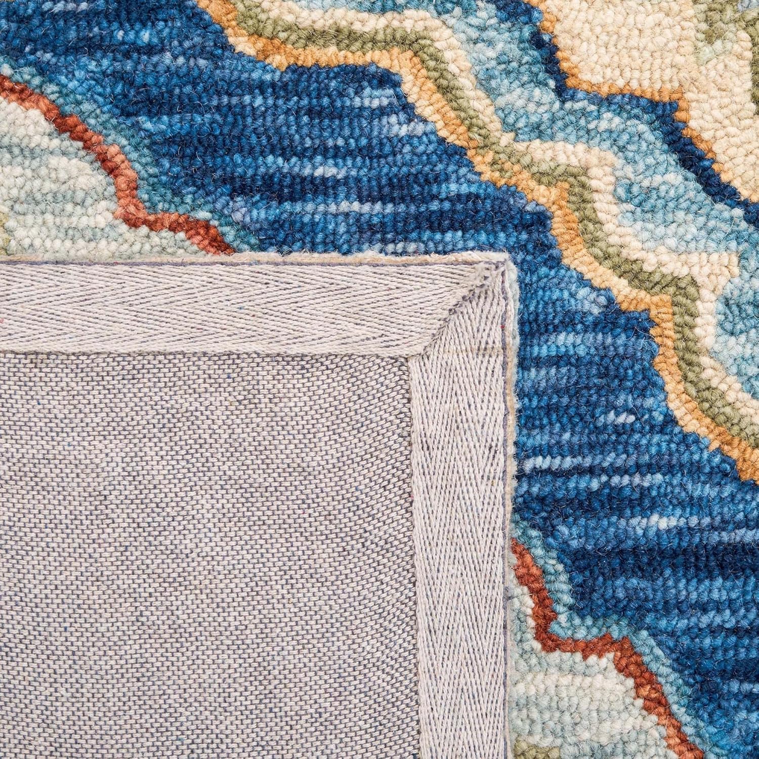 Blue Prestige Loop Carpet & Rug