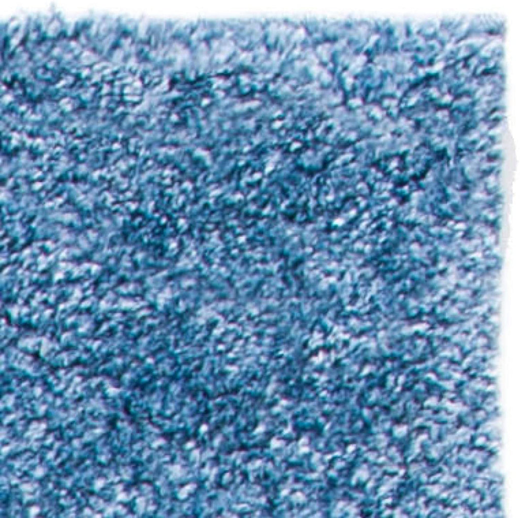 Teel Blue Shaggy Carpet | Soft & Fluffy Microfiber Area Rug