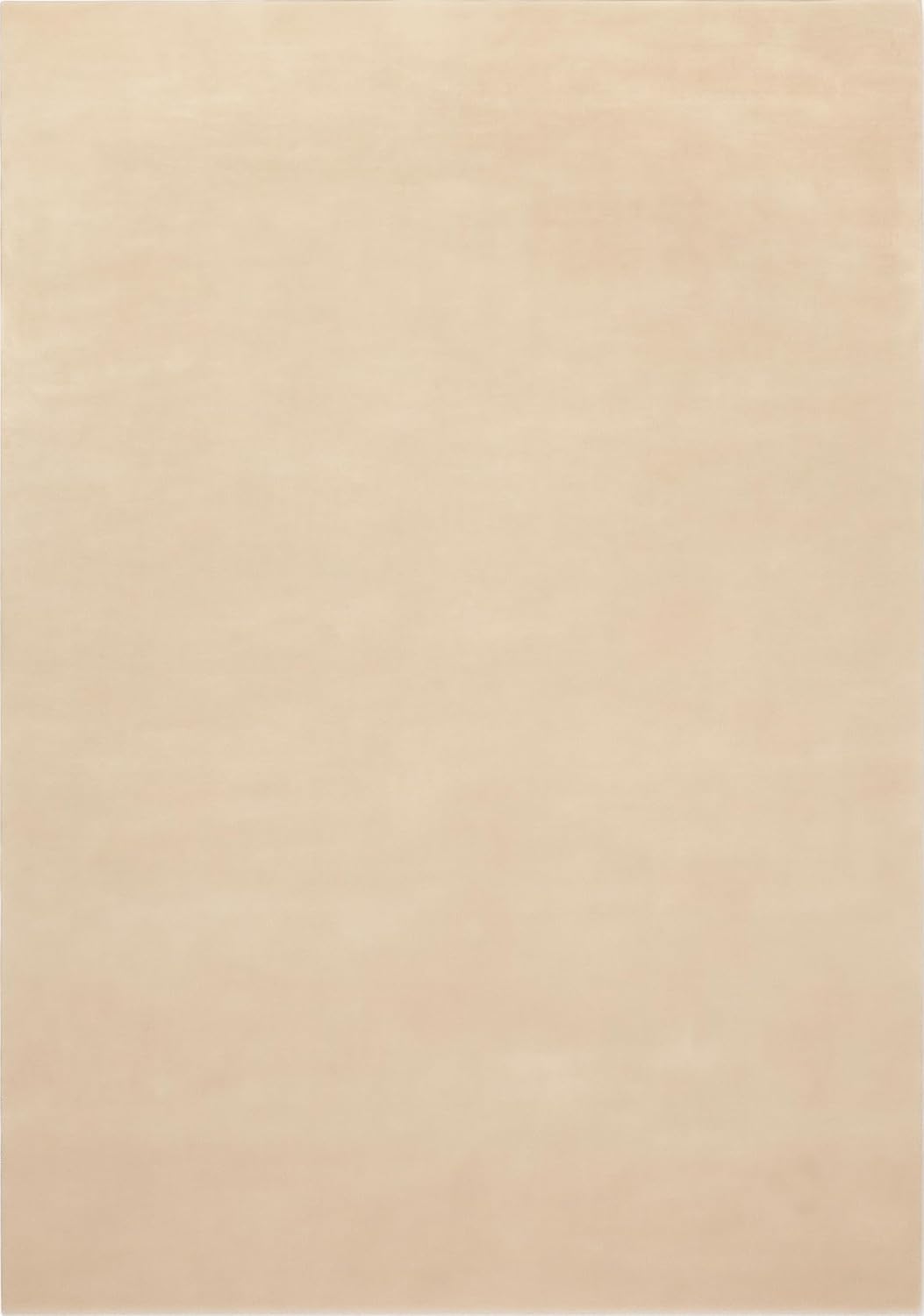 Butter Color Wool Hand-tufted Solid Carpet & Rug