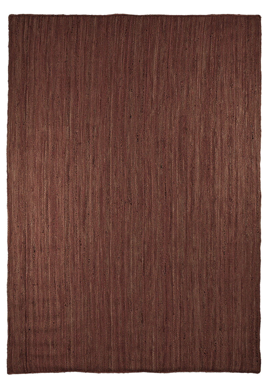 Coffee Color Handmade Braided Jute Carpet