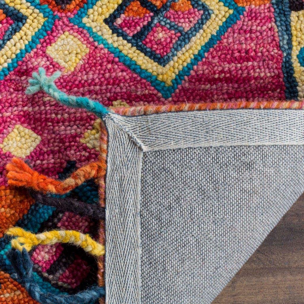 Color-infused Shedded Loop Carpet & Rug