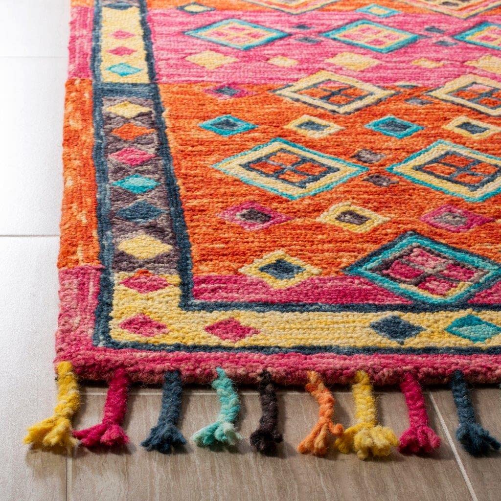 Color-infused Shedded Loop Carpet & Rug