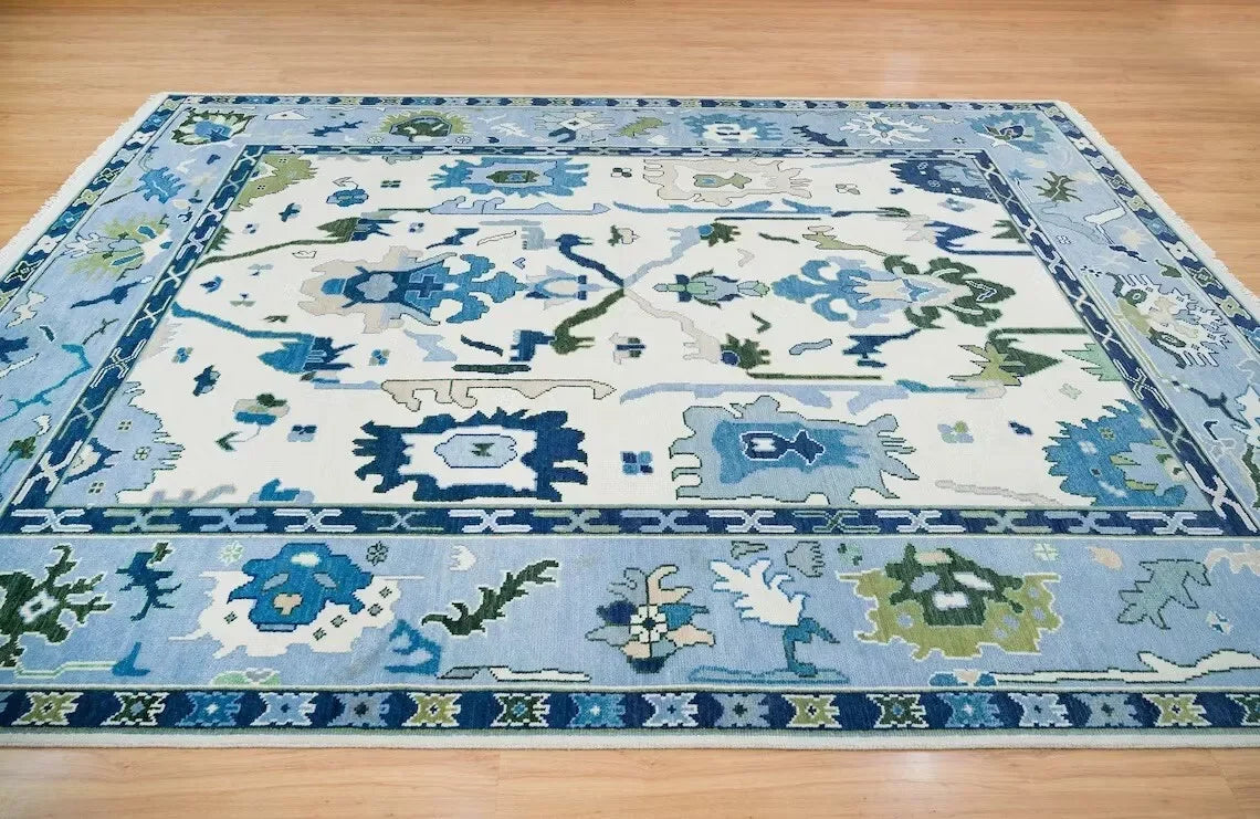 Cultural Crown Oushak Hand-Knotted Rug