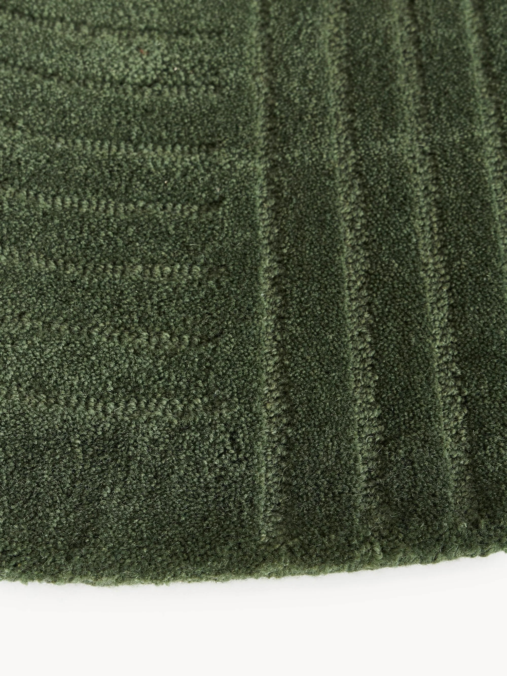 Army Green Hand Tufted Round Rug – Premium Carpet for Modern Homes